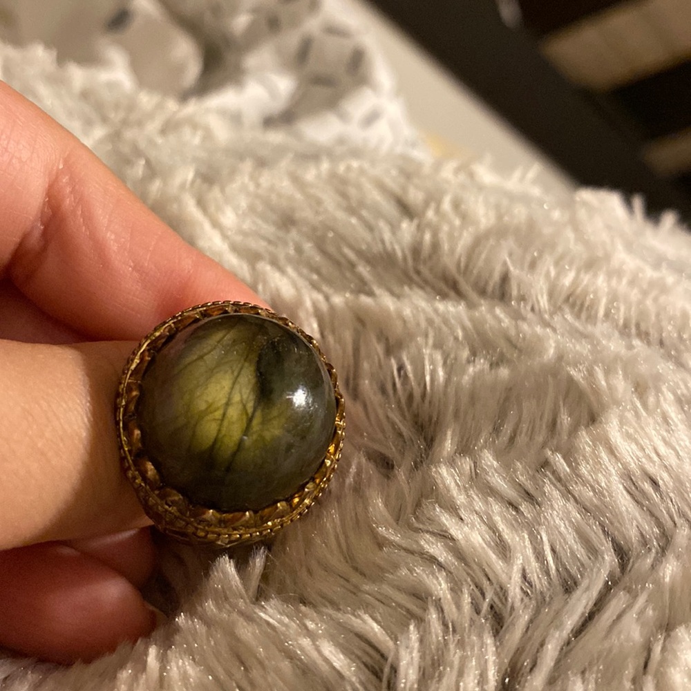 HSN technibond iridescent Aurora ring northern light sterling 925 size 10